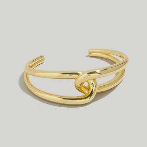 Madewell Vintage Knot Cuff Gold Bracelet *NWT*